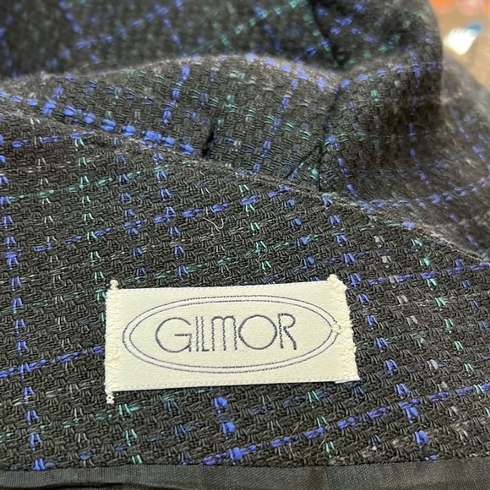 Vintage Gilmor Windowpane Plaid Blazer 16