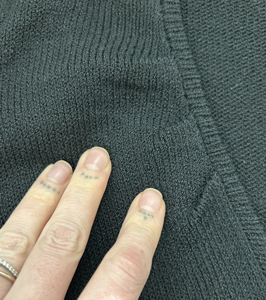 Vintage 70s 80s St. John Dress S Black Santana Knit Quiet Luxury Designer
