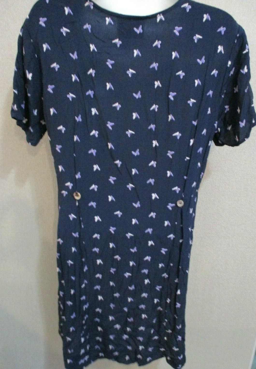VTG 90’s Dressing Clio Butterfly Print Dress Size Small