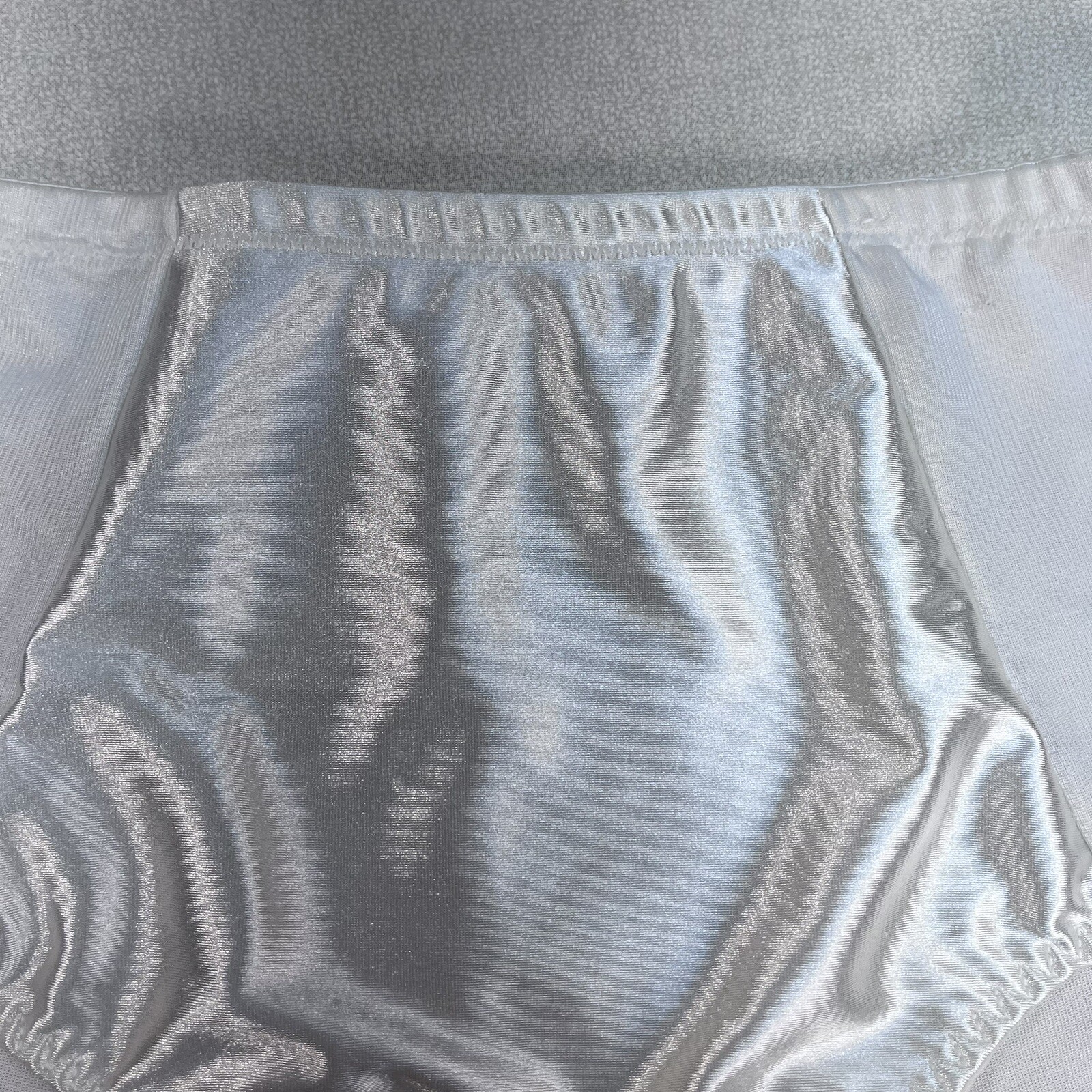 Kathy Ireland White Pantie Girdle w/Satin Front Size XL
