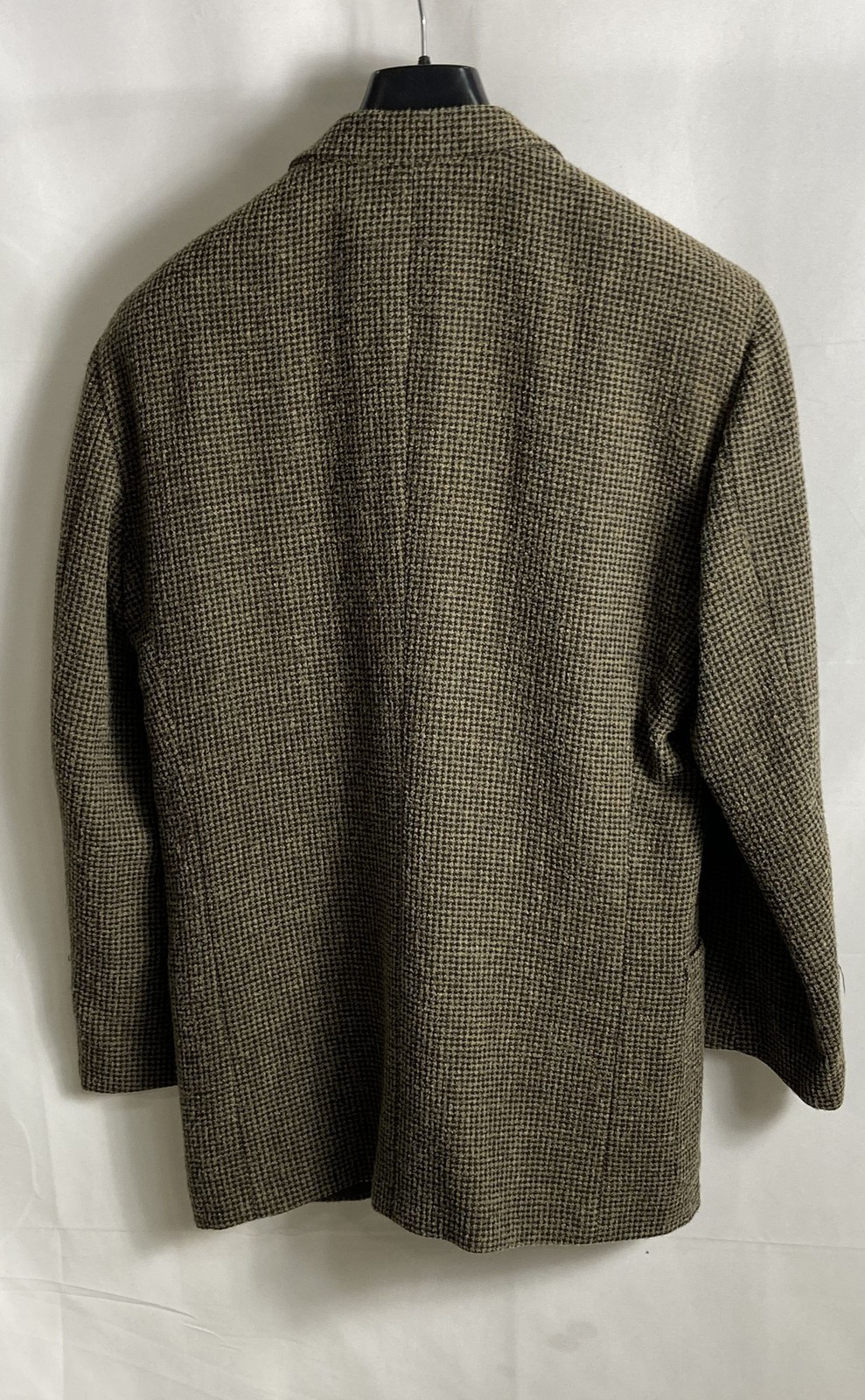 Vintage 90s Giorgio Armani Le Collezioni Women’s Brown Wool Blazer Coat IT 40