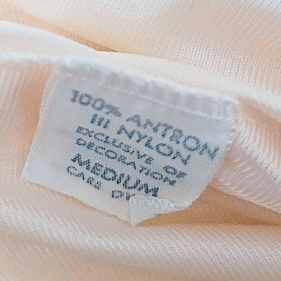 Vintage rare 70s butterfly embroidered slip nightgown Papillon by Paula Carbone