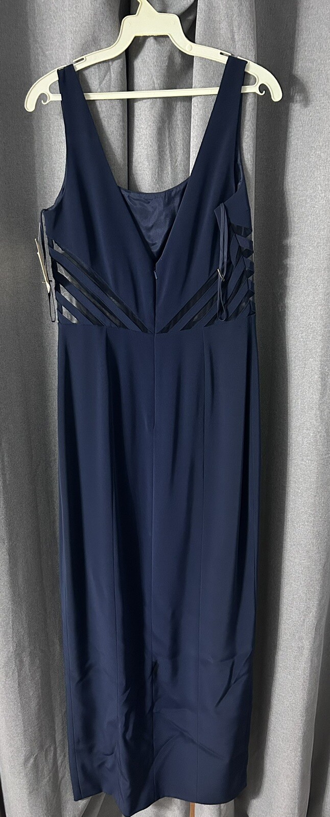 Vintage Niteline Della Roufogali Gown Womens Navy Size 10 NWT