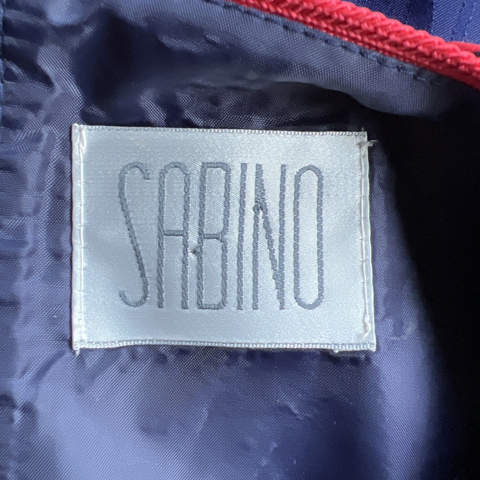 Vintage Sabino Women’s Dress Size 8 Navy Rope Print Tiered Nautical 80s Designer