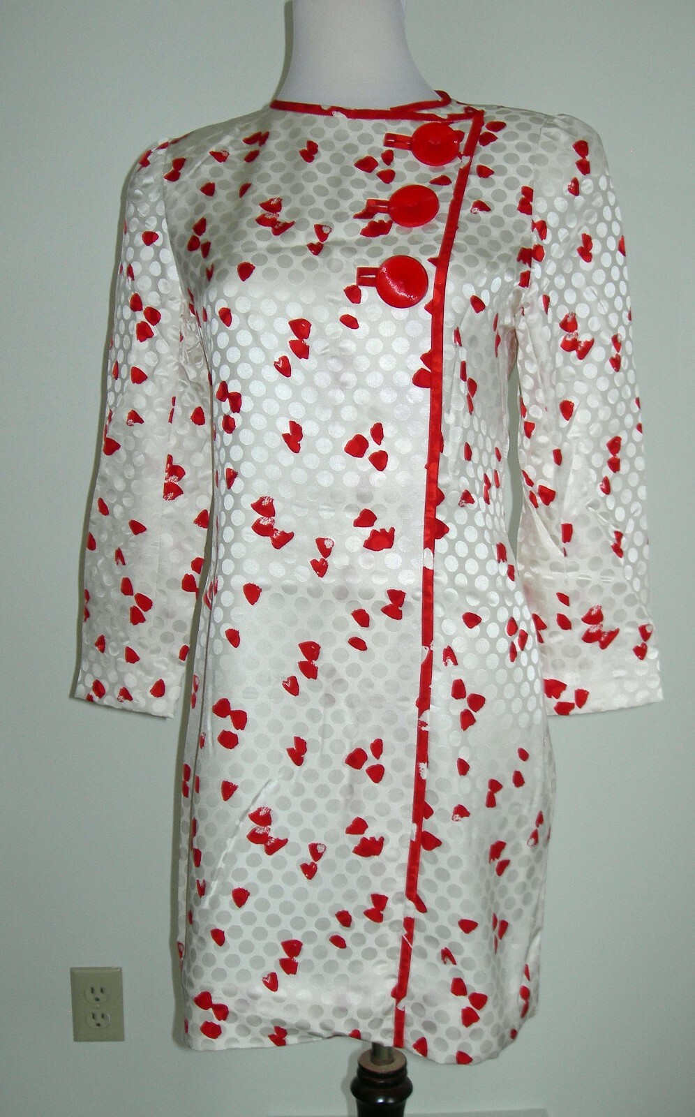 Vintage MARTHA and DAVID HAYES Silk Cocktail Wedding Dress 4 Wedding? Easter?