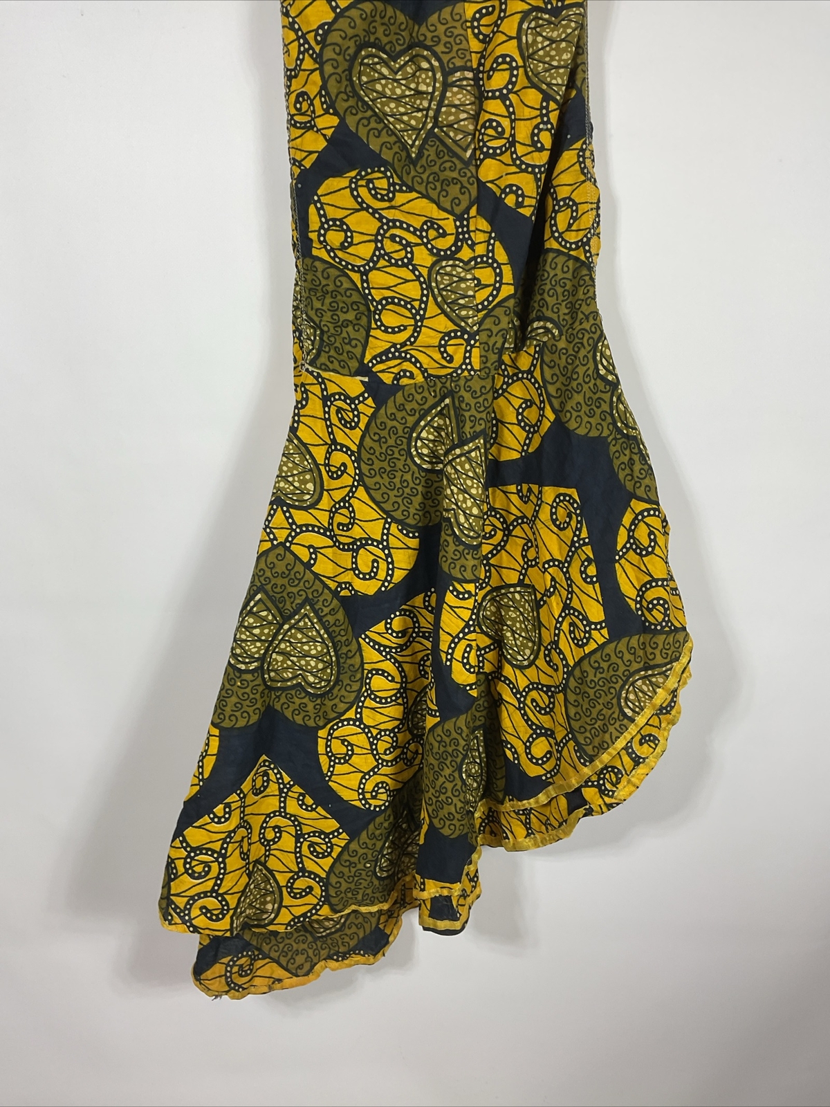 Vintage 60s Hawaiian Dress Womens Sz M Psychedelic Floral Aloha Tropical Mermaid