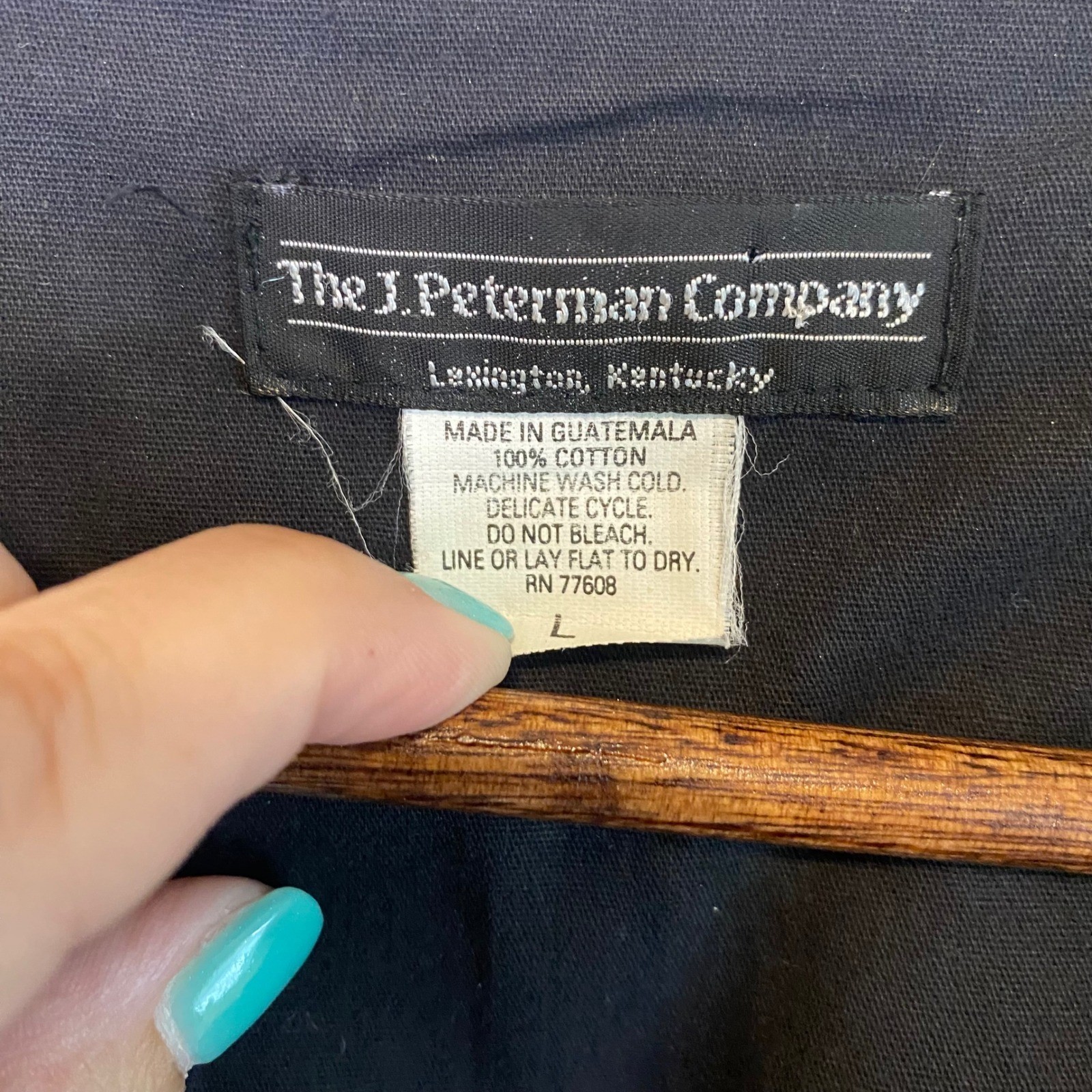 The J Peterman Company Vintage Vest Womens Large Embroidered Cotton Black Multi