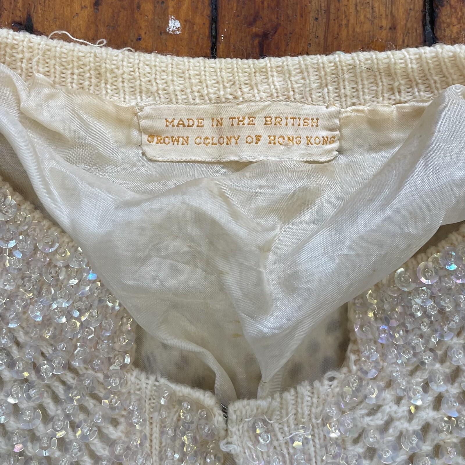 Vintage 50’s -60’s Sequined Cropped Sparkly Cocktail Jacket Taylor Eras Tour