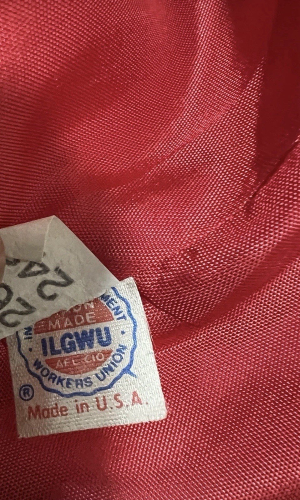 Vintage Beau Brumm Red Wool Coat Womens 12T Tall USA ILGWU Union Long Coat