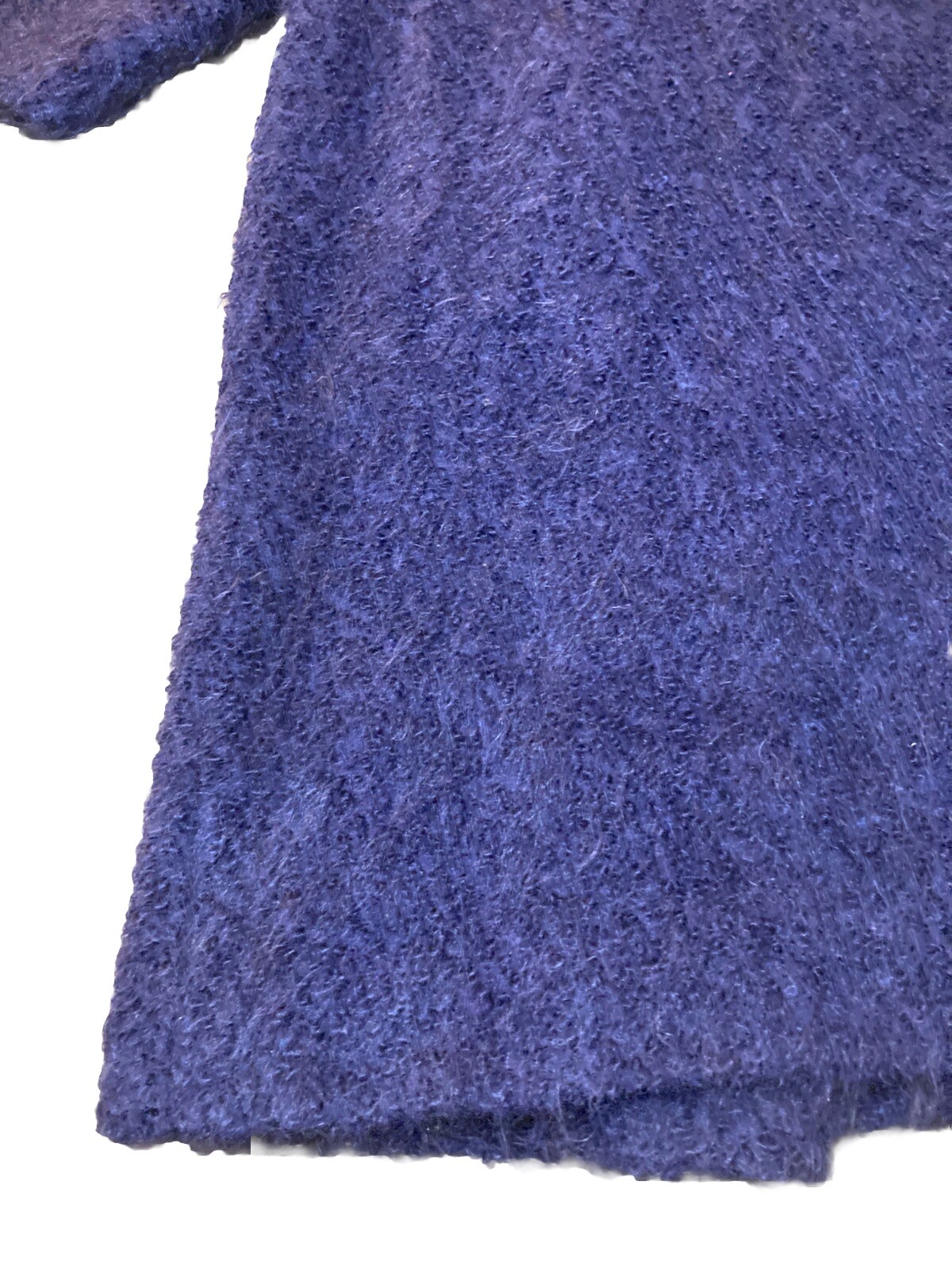 Vntg 1960’s Monte Sano Pruzan Mohair Cocoon Coat Nordstrom Plum Purple Wool M L