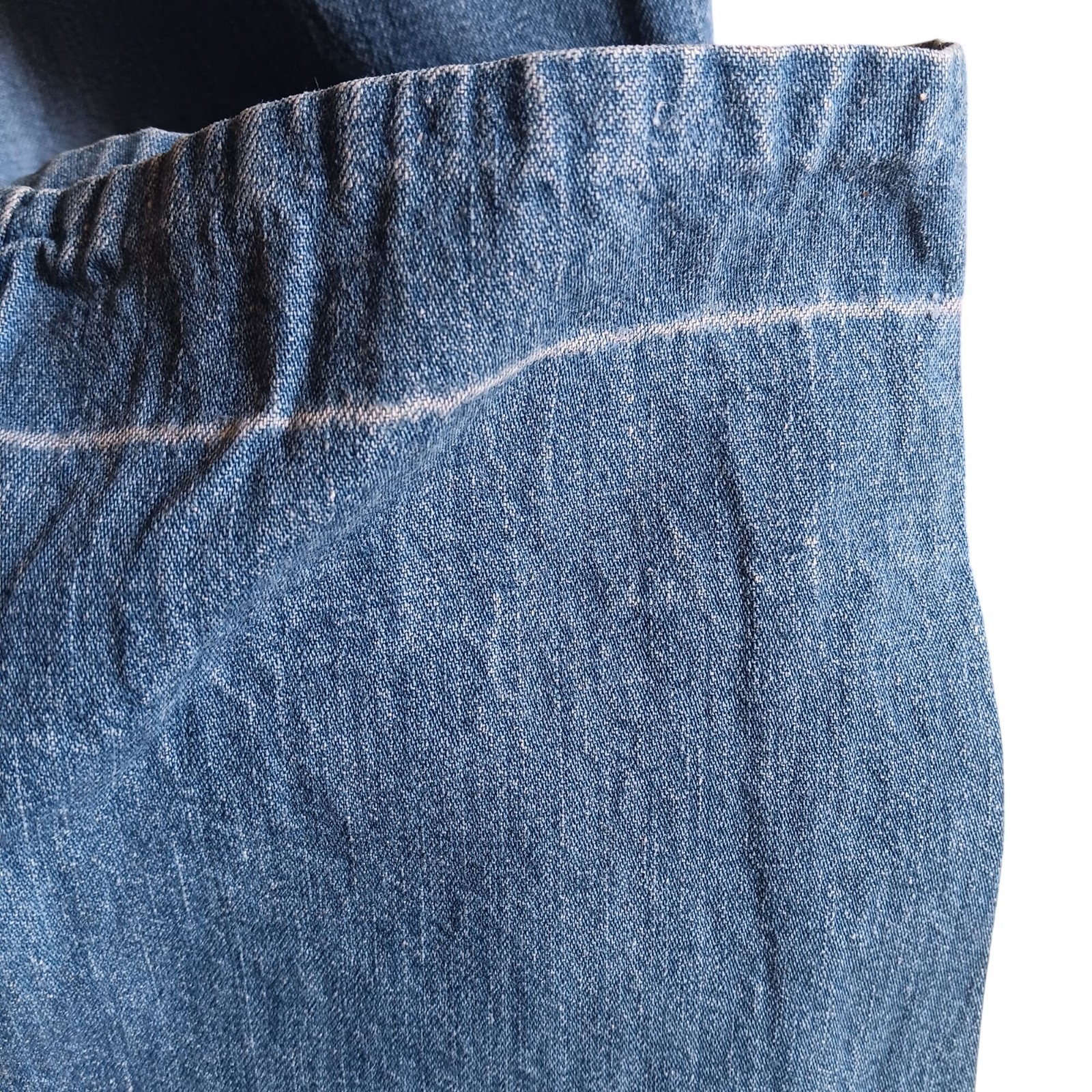 24×31 5 True Vintage Jeans 70’s High-Waisted Pleated Denim Faded Distress Boho
