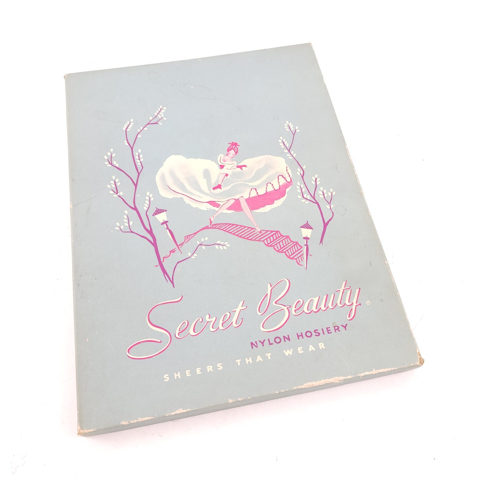 Secret Beauty Cantrece II Vintage 100% Nylon Hosiery 150 Pacific 10 Du Pont