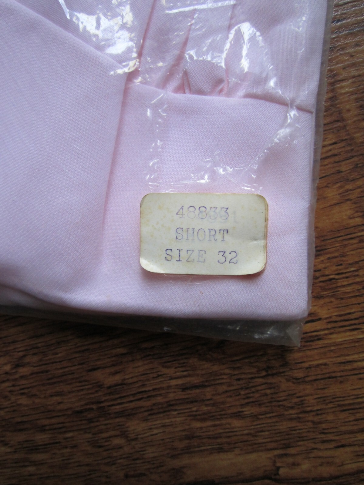 Vintage Sears & Roebuck Slip Full Size 32 Short Pink Cotton Blend NIP Opened