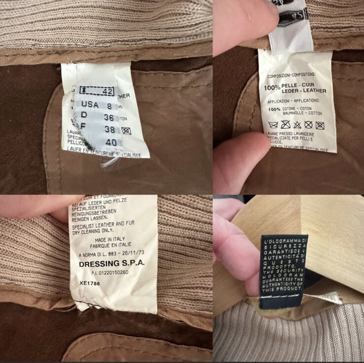 Vintage ROBERTO CAVALLI Lambskin Leather Jacket Y2K Cavalli Class Size 8