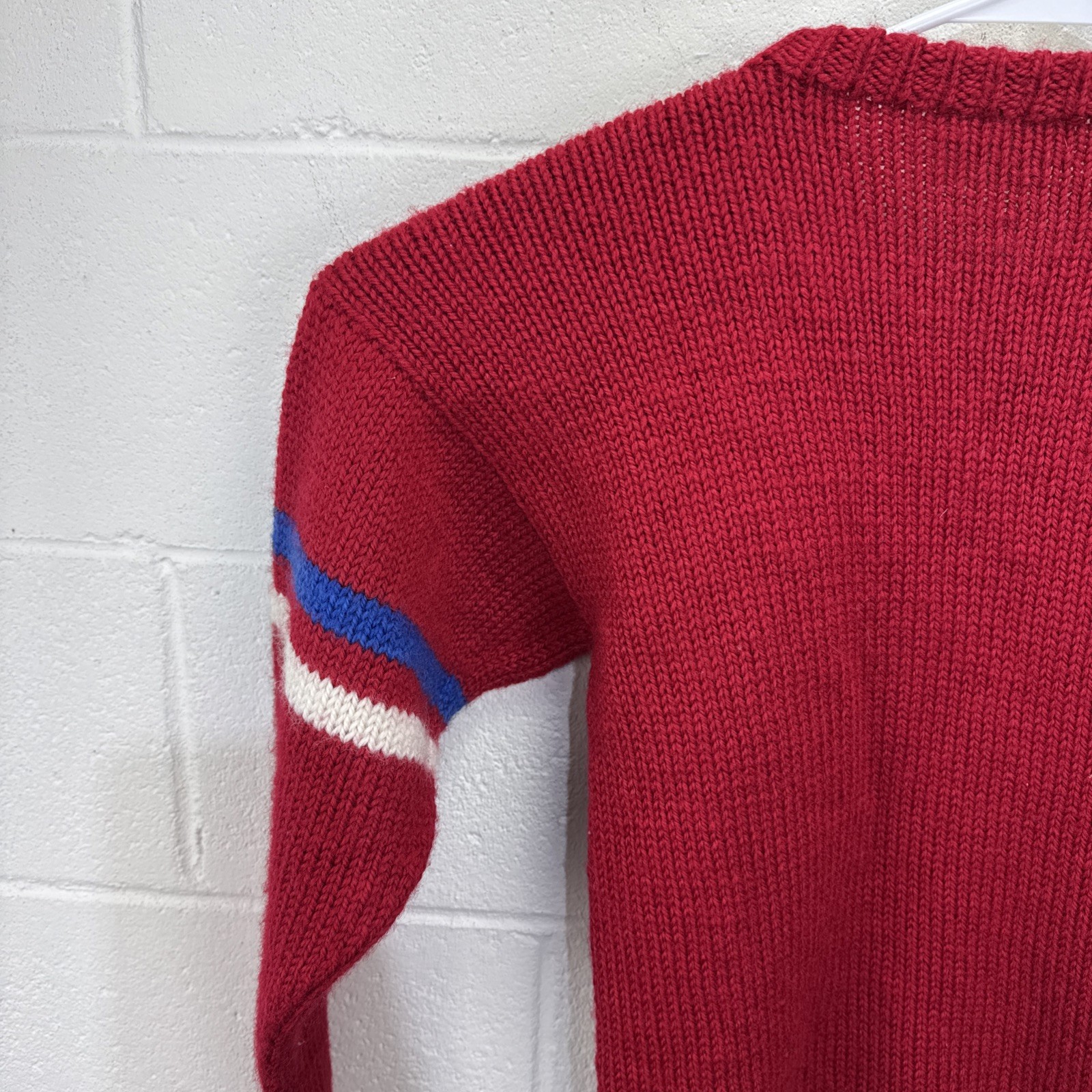 Vintage BABO 100% Wool Sweater Sheep Graphic Hand Crafted New Zealand Sz S