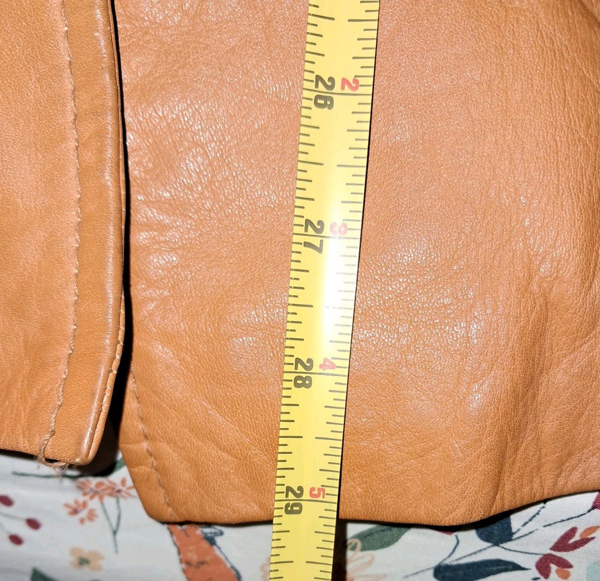 Vintage 1970’s Montgomery Ward The Tannery Brown Leather Jacket Women Size 7/8
