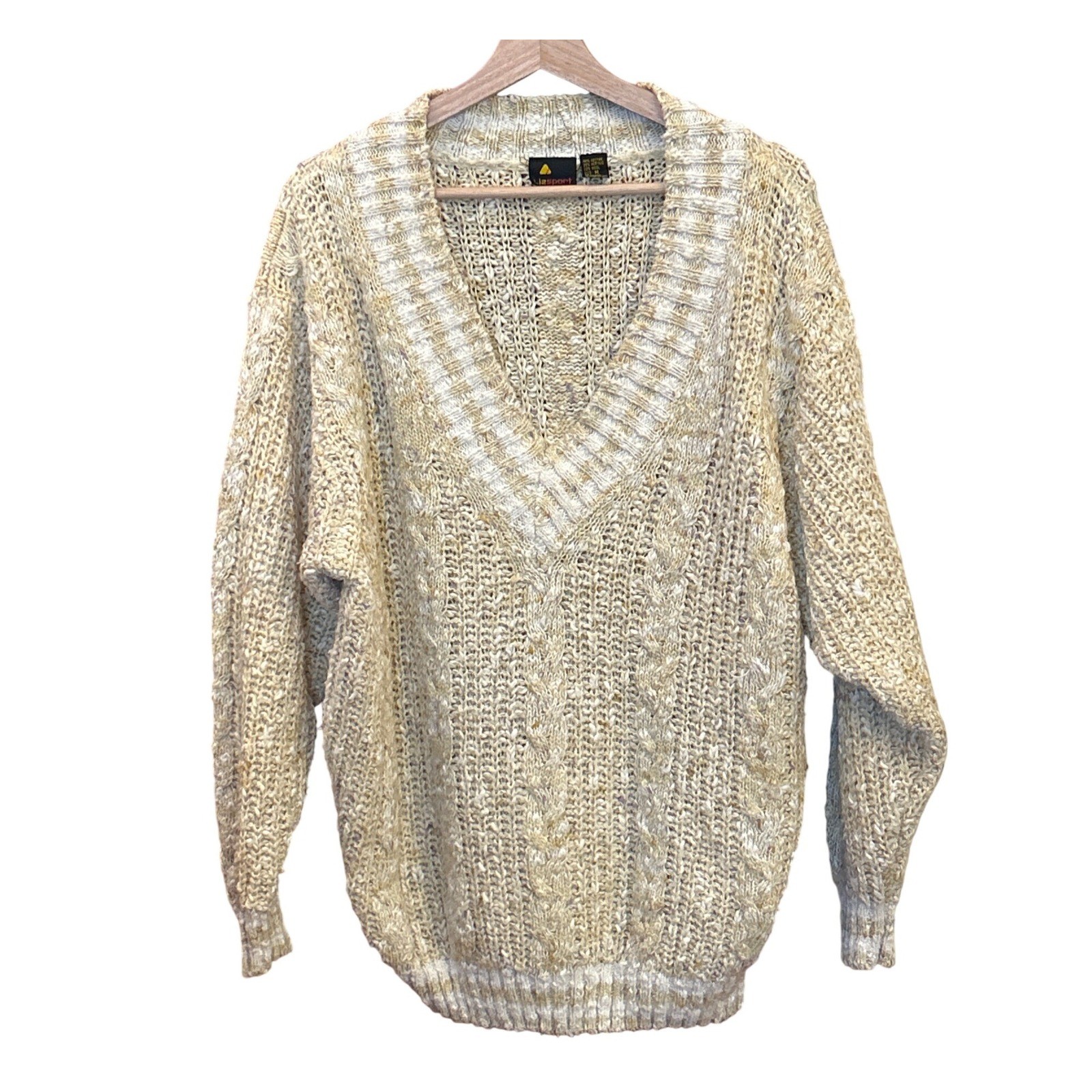 90s Lizsport V-Neck Sweater Grandmacore Coastal Grandmother Preppy Heritage