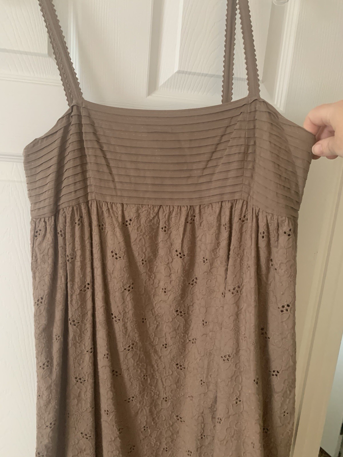 Vintage Early 2000s Juicy Couture Brown Lace Dress Size 10