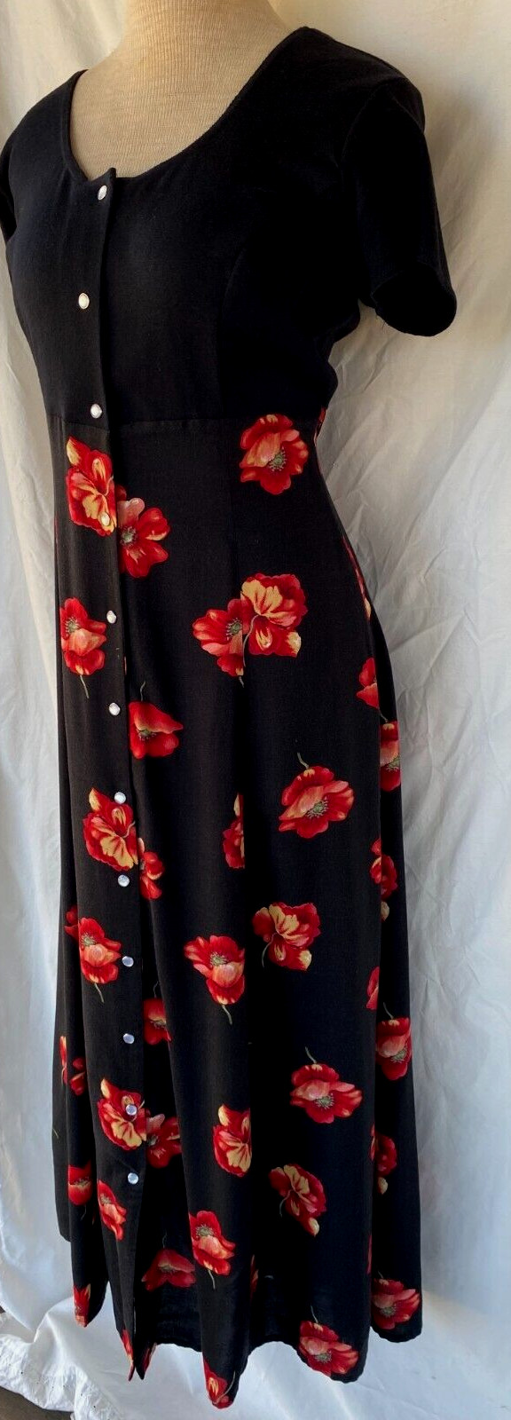 VTG..RAMPAGE..COTTON..FULL LENGTH..MAXI..PEARLSNAP CLOSERS..DRESS..11