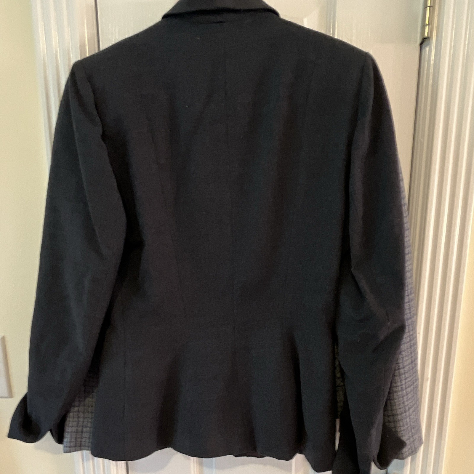 Vintage Women 1960s Hymson BUNDLE of 2 Wool Tweed Plaid Lined jackets size M