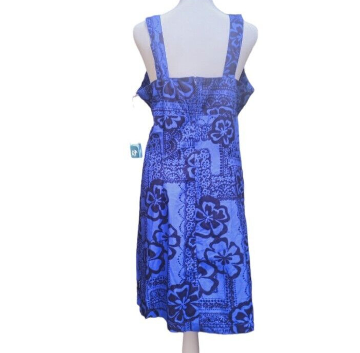 Billabong Girls Made In USA Blue Dress Junior Women’s Size 9 Deadstock Vintage