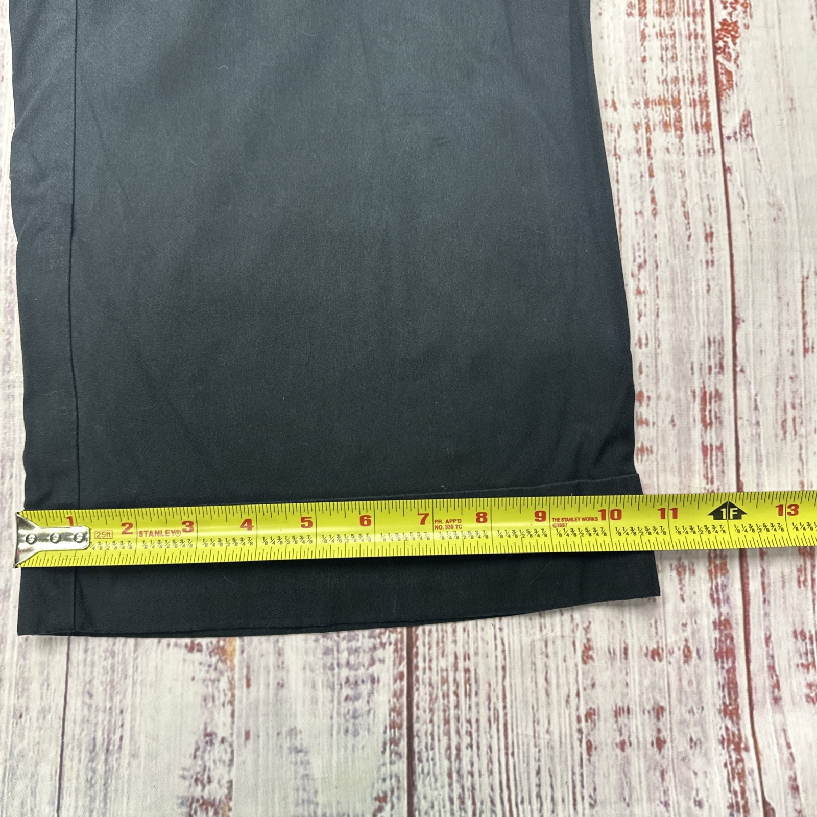Vintage Y2K New York & Company Capri Pants Women’s Sz 12 Black Wideleg Stretch