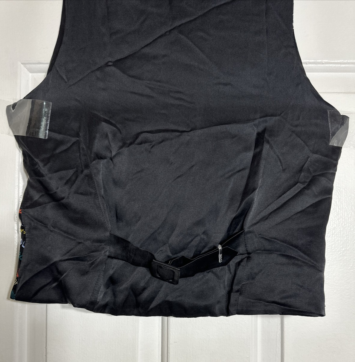 Vintage 90’s Nicole Miller Silk Vest Slang & Throwback Pop-culture Catchphrases