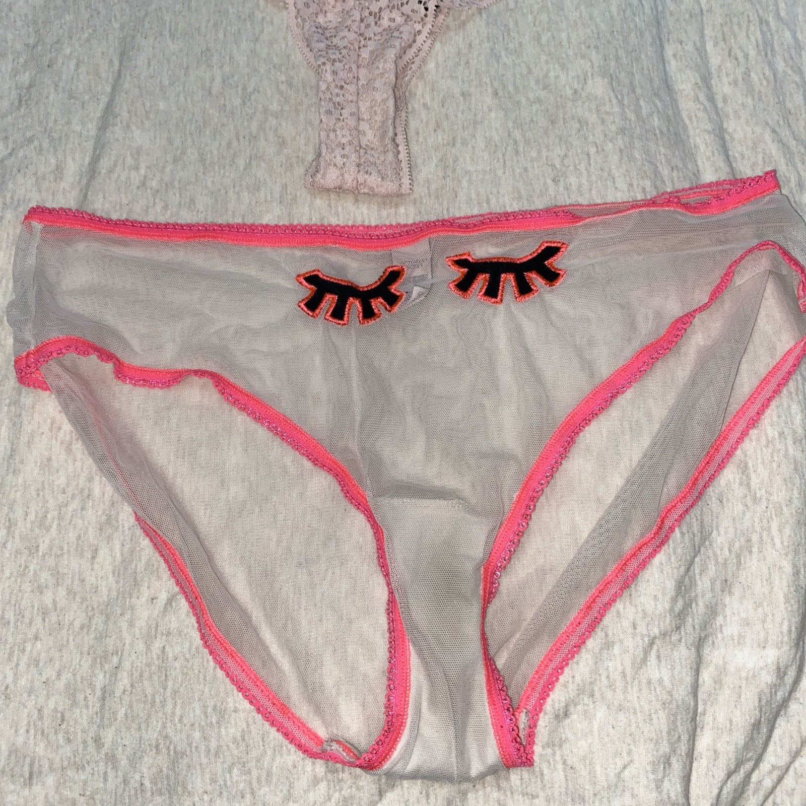 Vintage mix lote/2 PINk/ Victoria’S Secrets PANTIES#6290