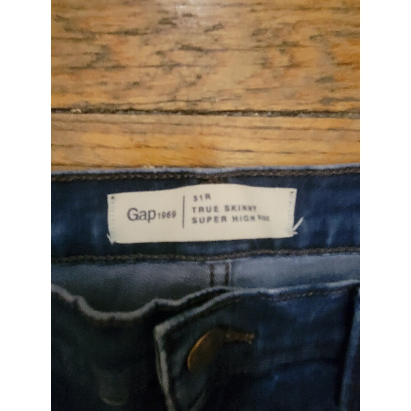 Vintage Gap Sculpted True Skinny Super High Rise Jean 12 Indie Sleek Timeless
