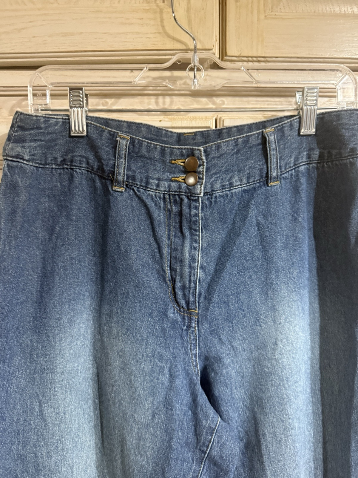 VTG Forenza High Rise Jeans No Rear Pockets Sz 12 90s Y2K