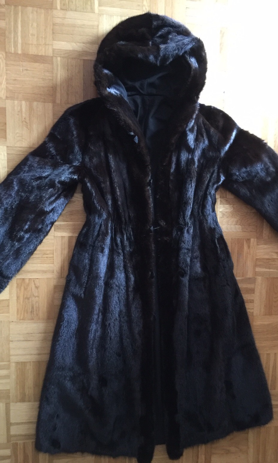 Vintage Mink Coat Mink Coat Saga Finland Indoor+Outdoor Wearable Hood 36