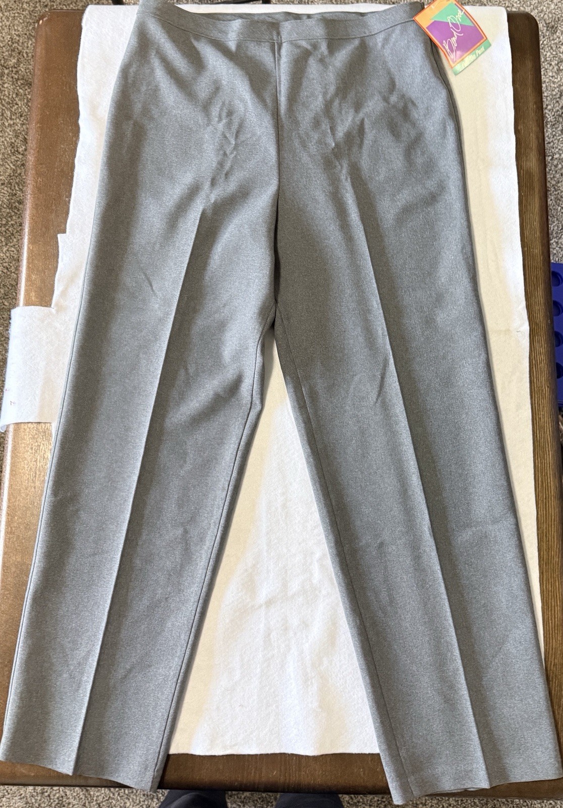 Vintage 1980’s Levi’s Bend Over Gray Women’s Dress Pants Size 38×32/ 18w 20w NOS
