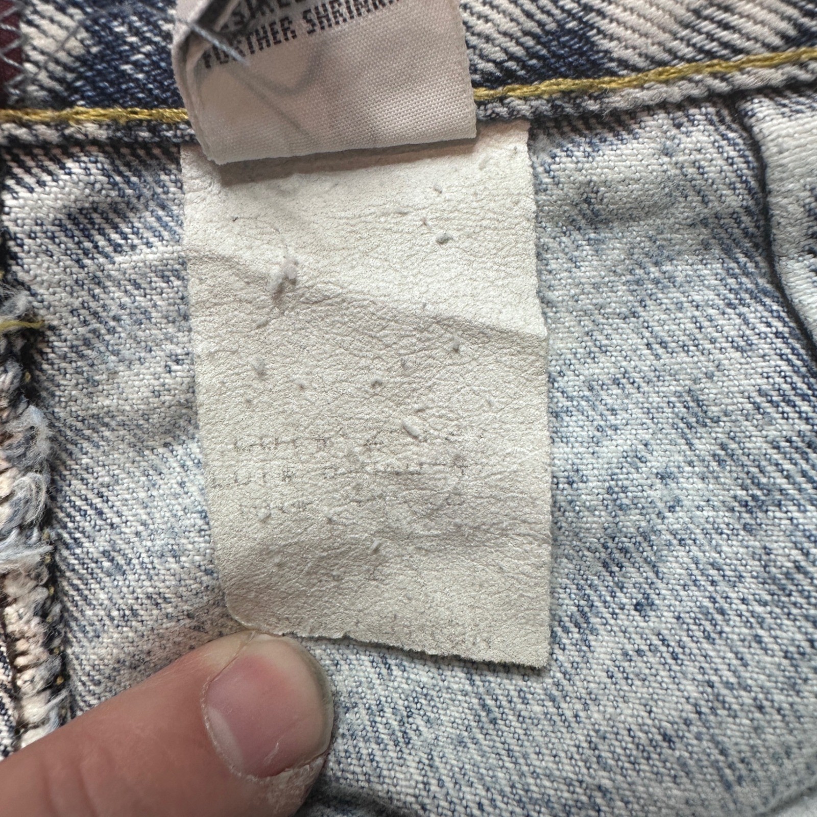 Vintage Rumble Seats Shorts Womens 11 Blue Acid Wash High Rise Denim Cut Offs