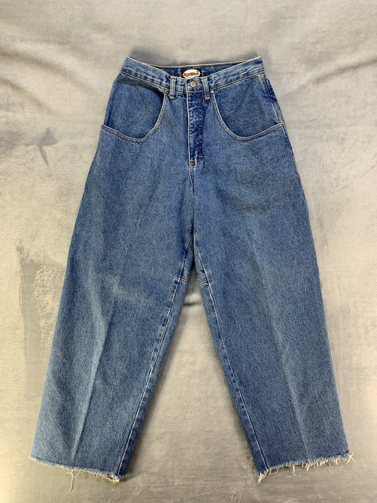 SAGWEAR By James Head Women’s Vintage Wide Leg Raw Hem Jeans Size 29 Jnco style