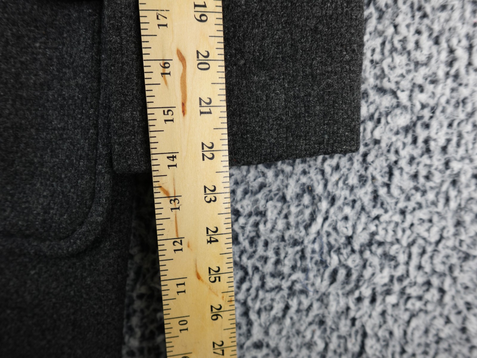 Vintage 1950s Pendleton 100% Virgin Wool Charcoal Gray Town Coat Women’s Sz M