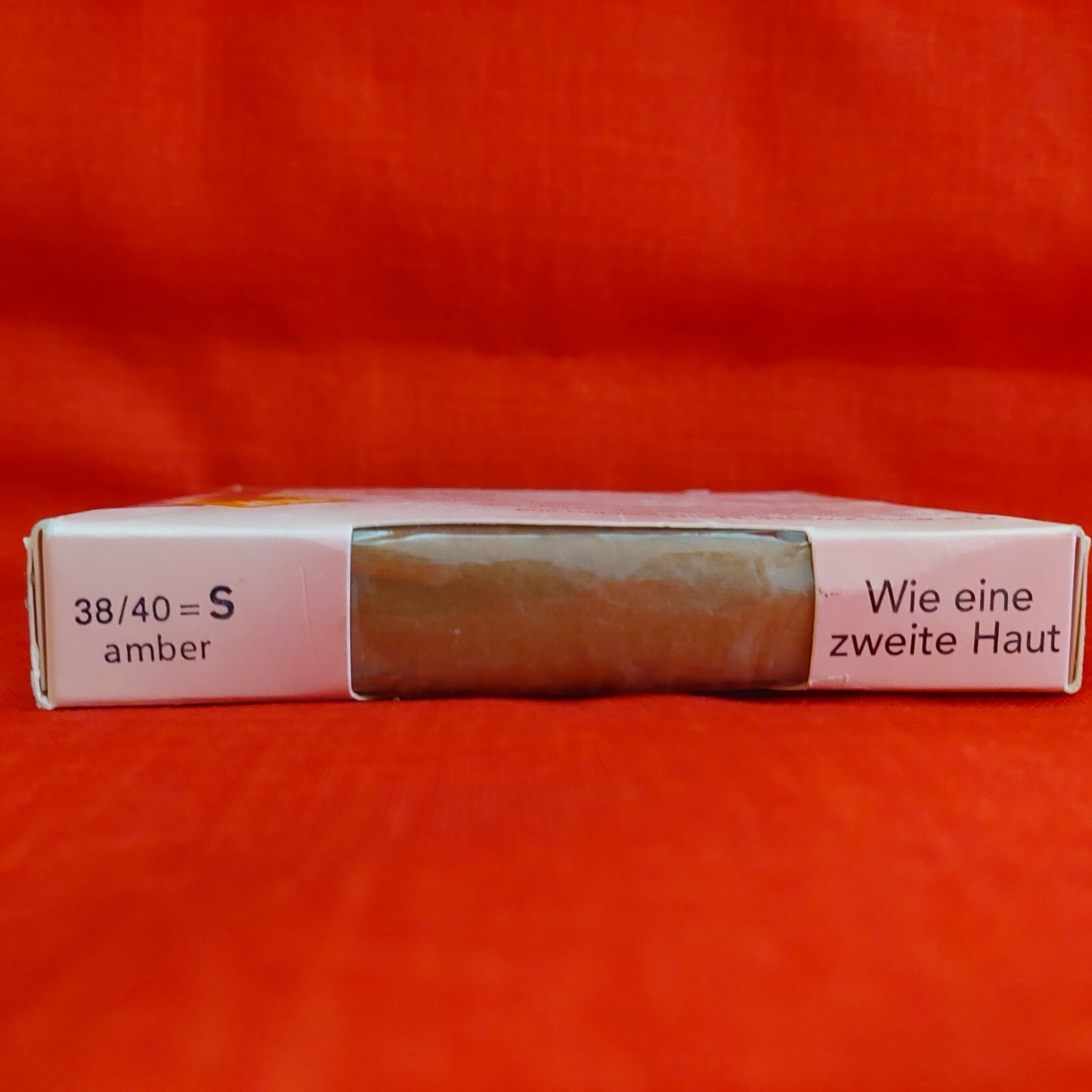 Vintage Pantyhose Zweite Haut Germany Nur Die Size S Color Amber BBROS3