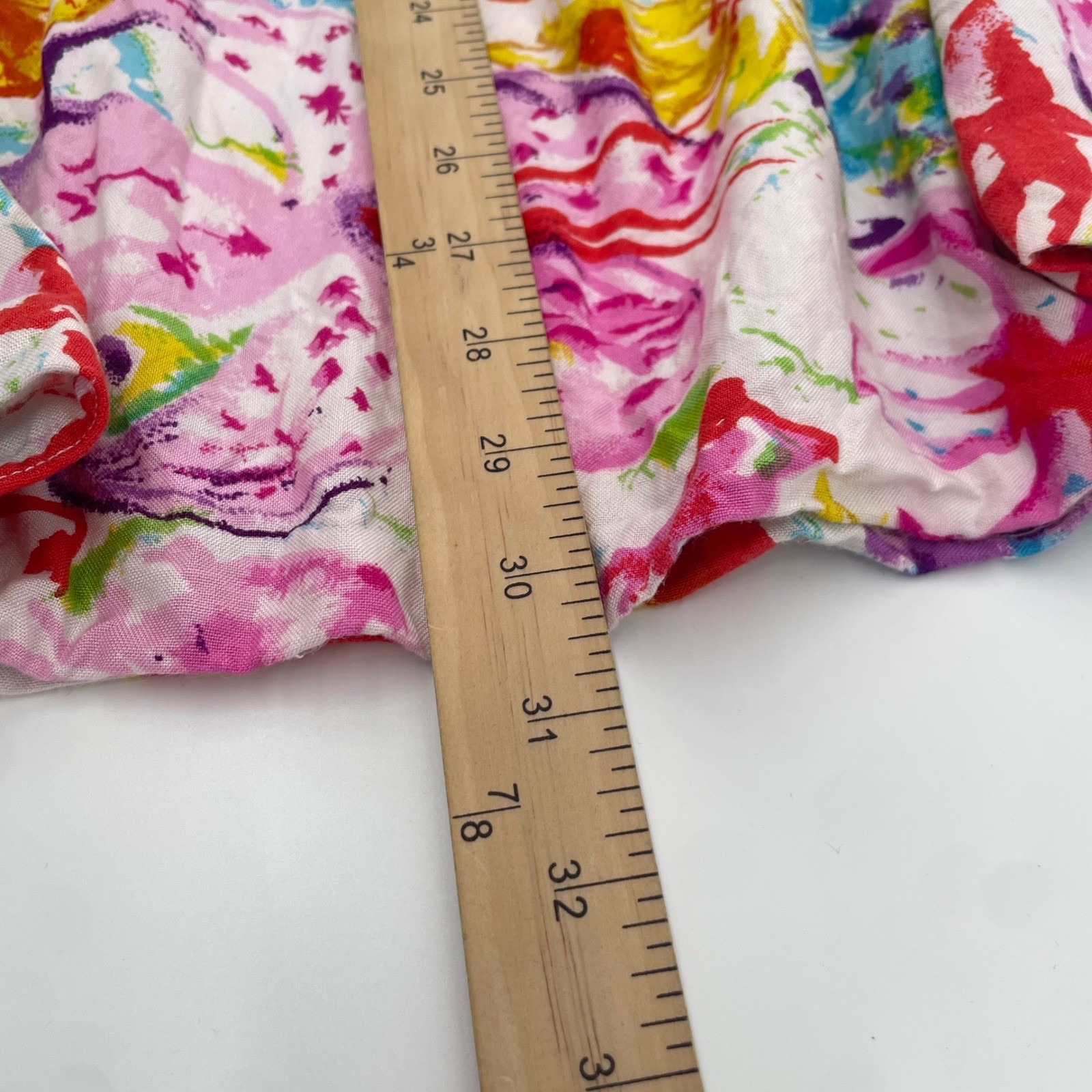 Baanis L.A. Floral Midi Skirt Womens Medium Multicolor Rayon Vintage Tropical