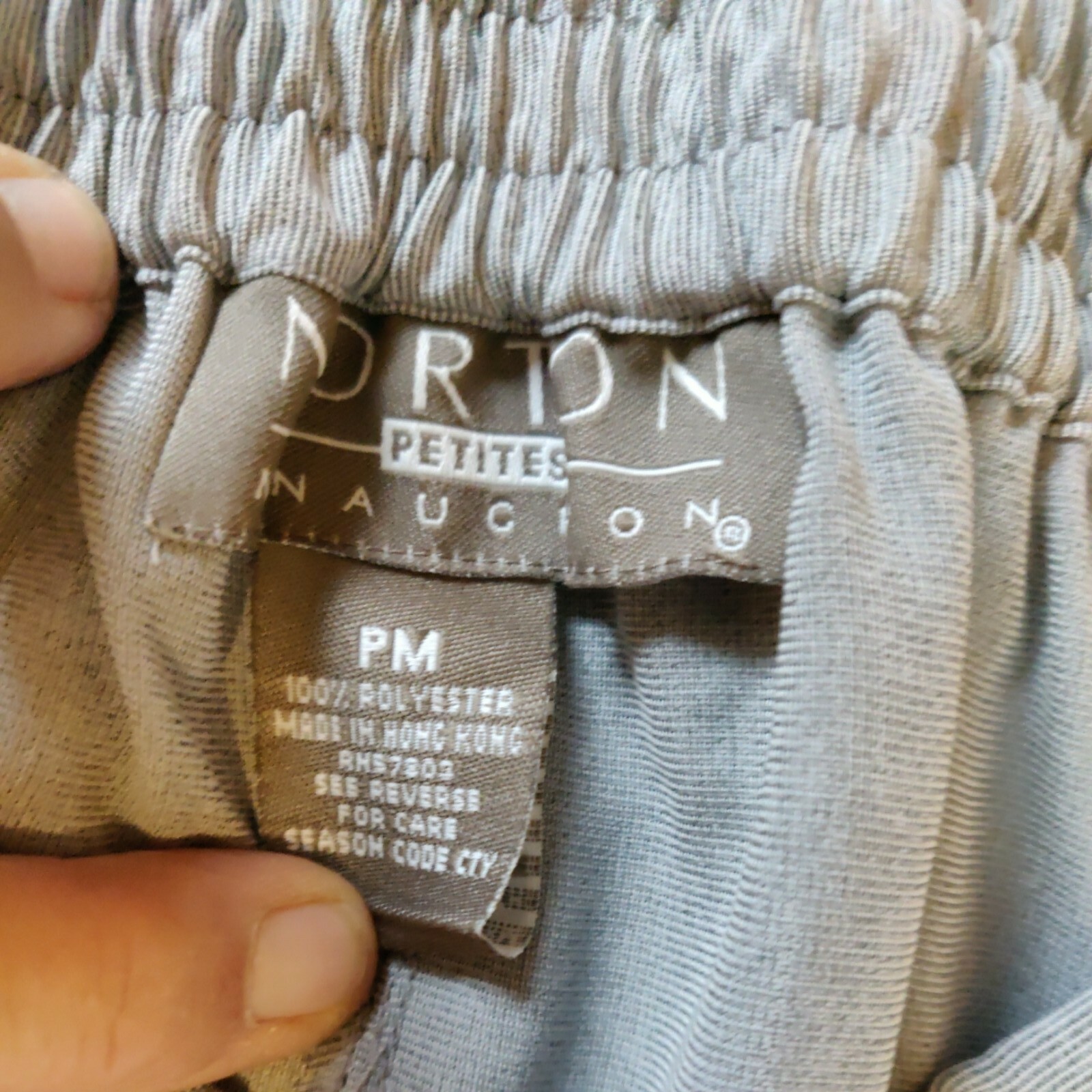 Norton McNaughton vintage women’s size PM top & pants set gray color (see below)