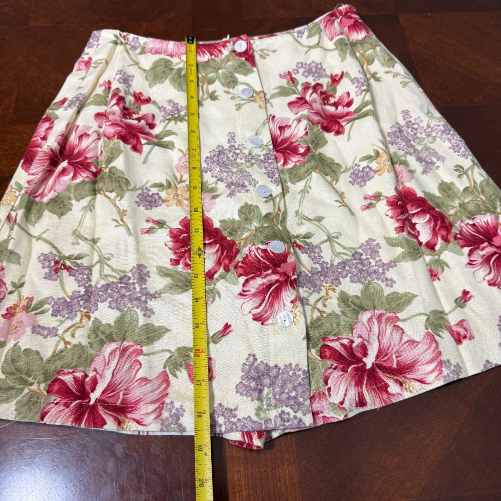Marisa Christina Floral Culottes Skort Sz 6 Cottagecore Garden romantic