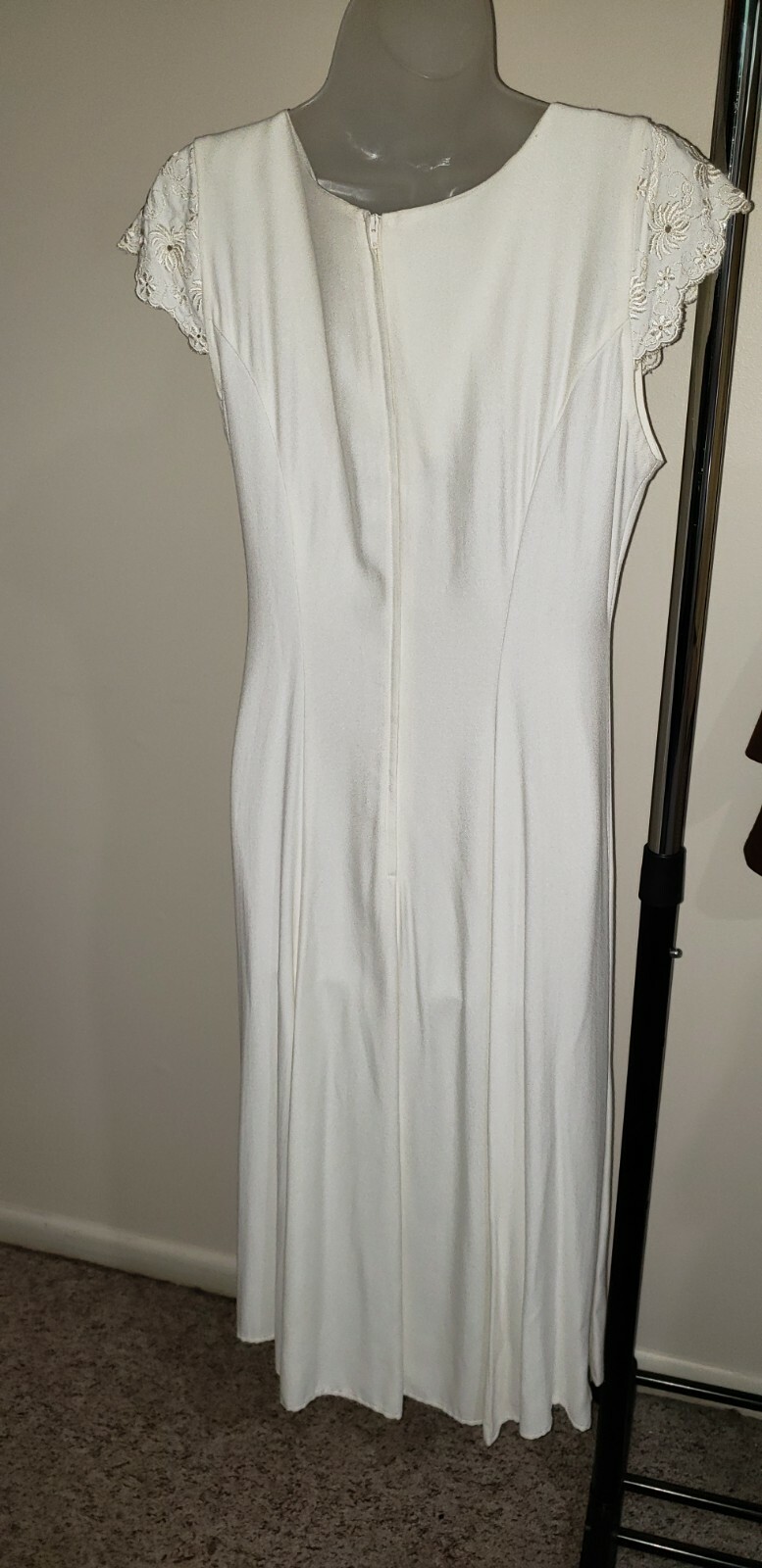 VINTAGE DRESS ELLEN ASHLEY SIZE 8 SUMMERY COCKTAIL FLIRTY LOVELY EMBROIDERY