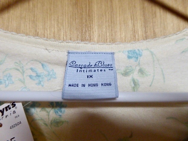 VTG NWT Cottage Core Nightgown Yellow Floral Lace Bow Long Women’s Sz 1X Prairie