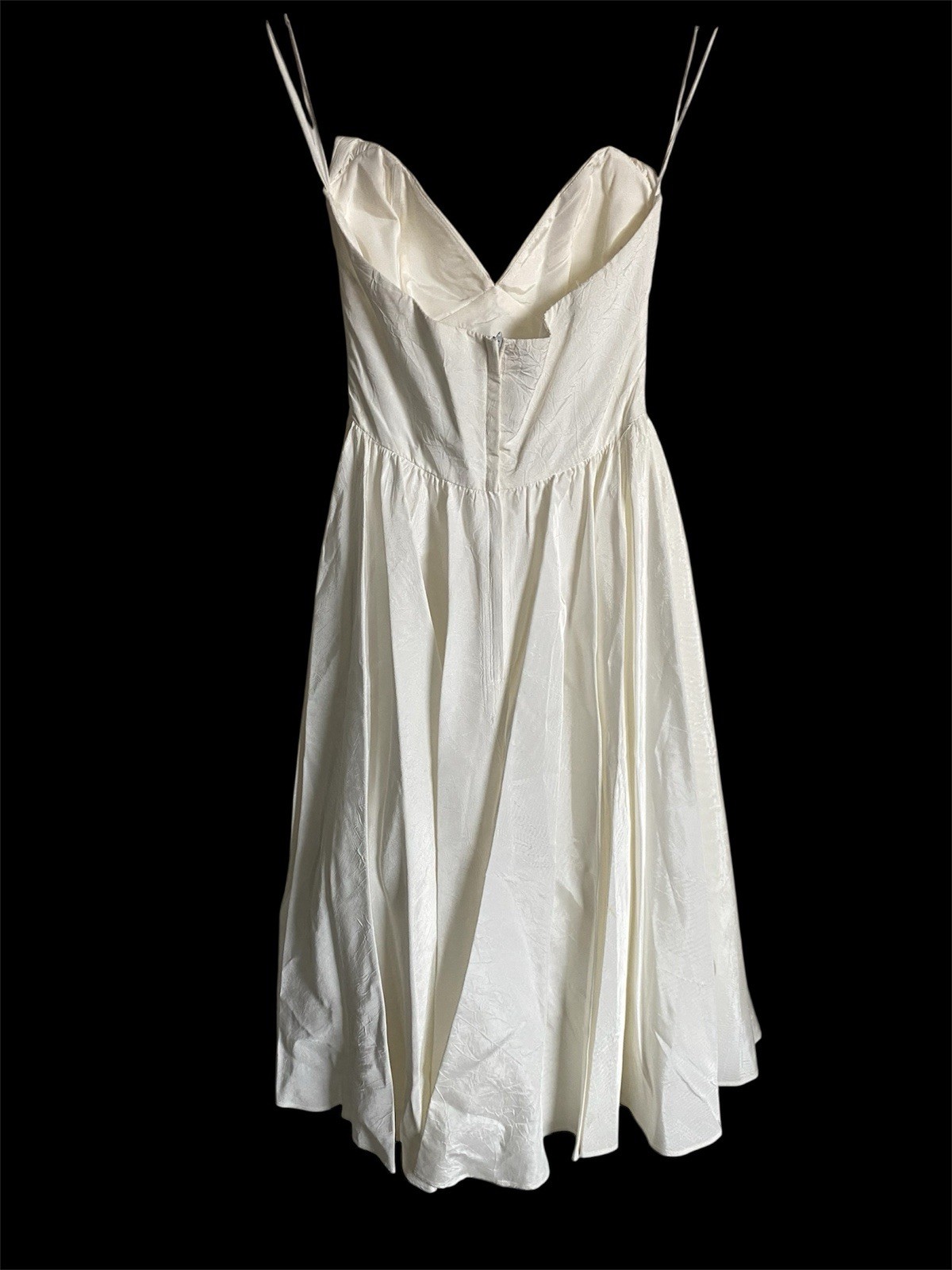 Vintage Marilyn Monroe Style White Halter Neck Dress TD4 By Electra Size XS/S