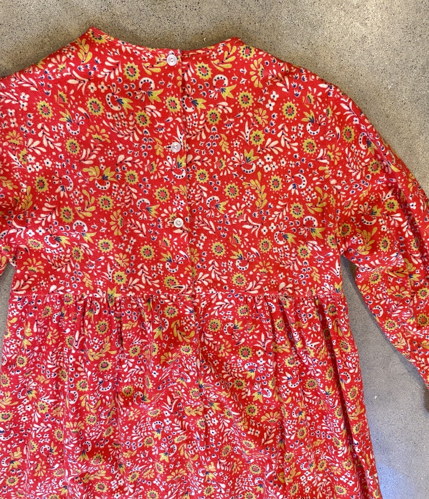 Vintage 60’s Juli of Slumbertogs Paisley Boho Nightgown Loungewear cotton 11