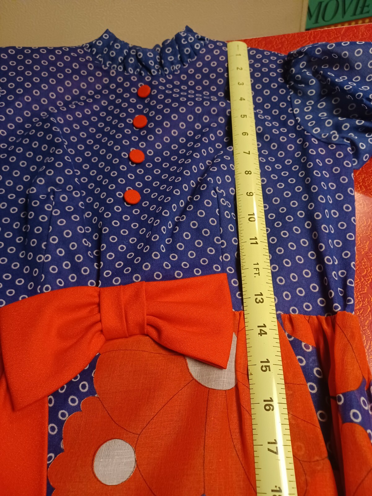 True Vtg Mid-century 1960s 1970s Maxi Flower Power Dress Mod MCM Go-Go Hippie 9