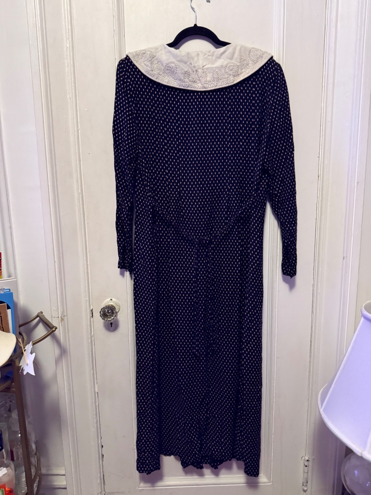 Vintage 80/90’s Polka Dot Style Button Front Dress Rayon Size 18 Sarah Elizabeth
