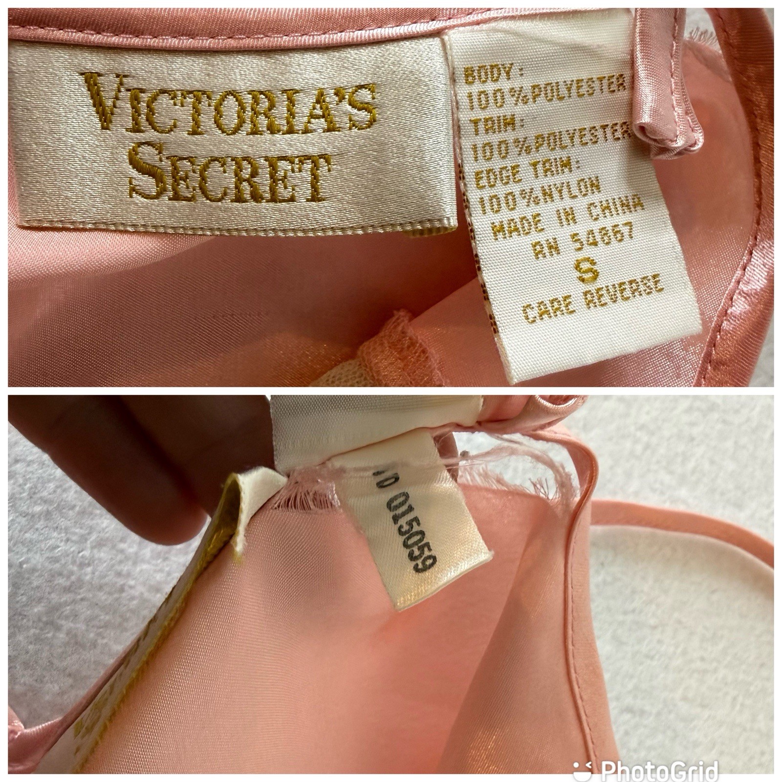 Vintage Gold Label Victorias Secret Pink Lace Bodysuit Womens Small *Flaw
