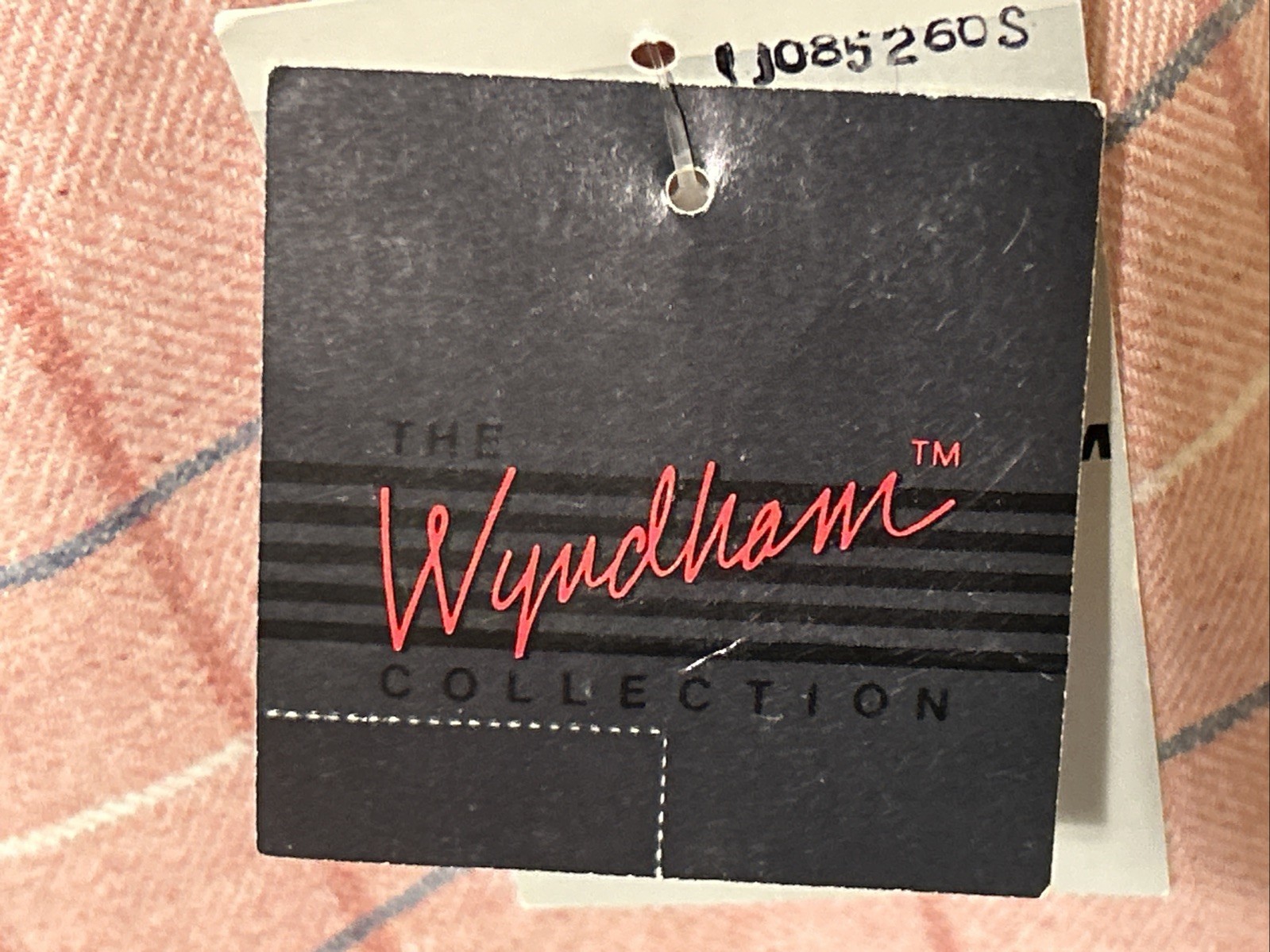 VINTAGE The Wyndham Collection Pink Plaid Wool Midi Skirt – Size 10 – NWT ~JJC4