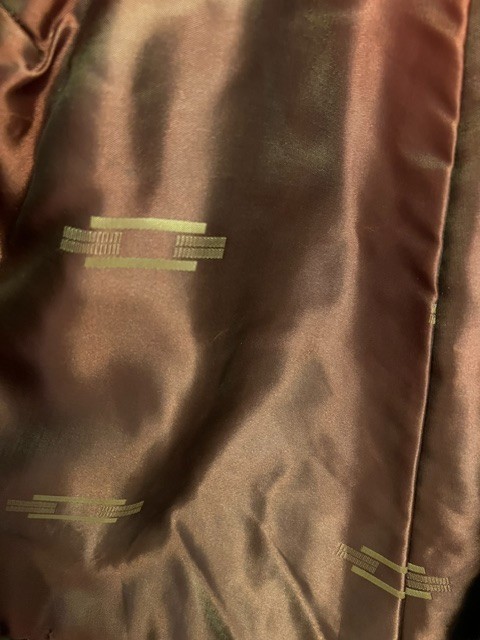 Vintage 1950’s Sable Brown Stripe Mink Fur Stole Wrap w/silk lining BEAUTIFUL!
