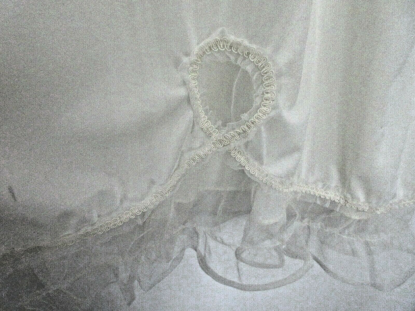 DEENA VINAGE SLIP SMALL LOVELY DUPONT NYLON TRICOT SEXY SLIP WITH RUFFLES