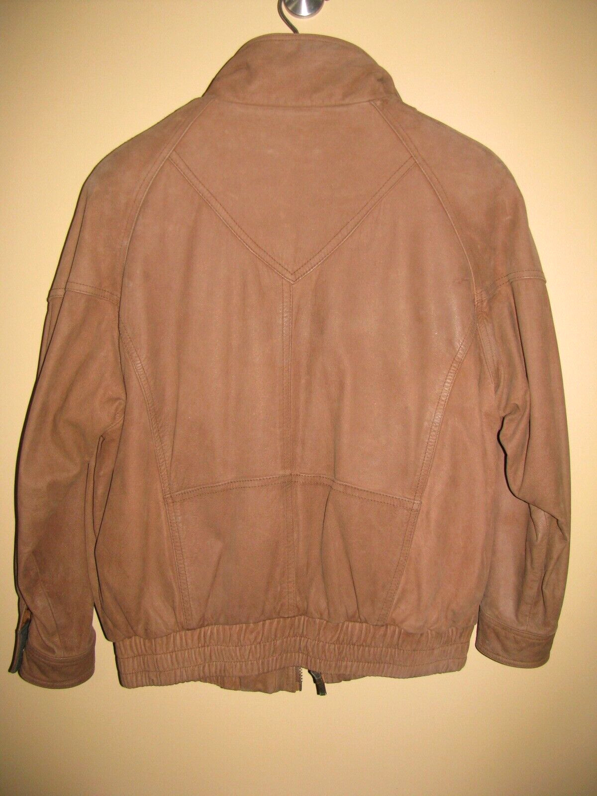 Women’s Vtg Wilsons Adventure Bound Brown Leather Jacket-ZipOut Lining 1980s M